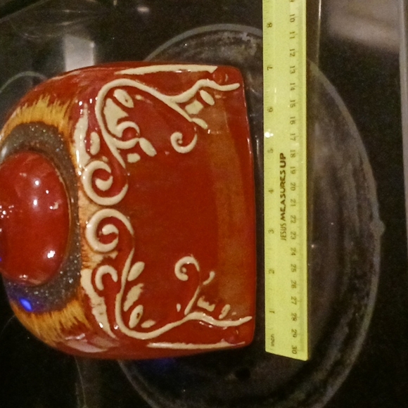 Decorative ceramic decanter - Picture 6 of 13